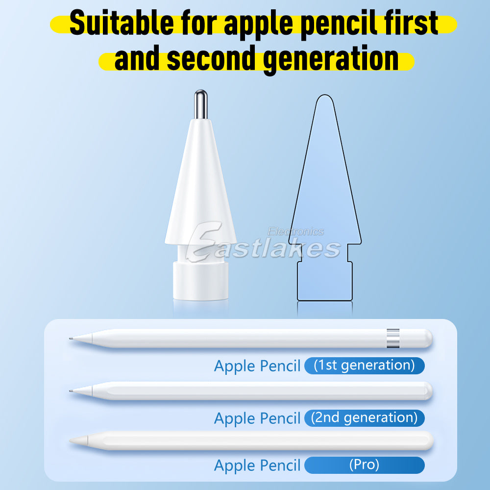 Apple iPad Pencil Replacement Tips Nib 1st 2nd Pro Gen - 5 Pack